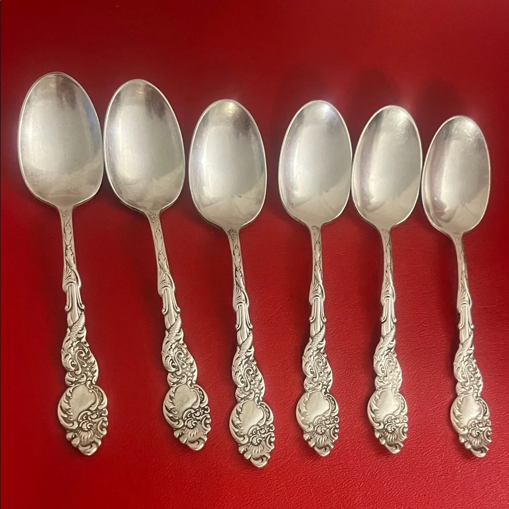 Vintage 1847 Rogers Bros. A1 demitasse teaspoons - 6